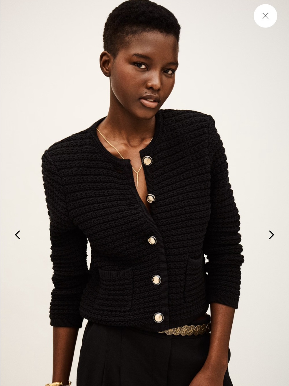 Ba&sh Gaspard sweater in black